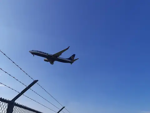 Flugzeuge spotten am Eindhoven Airport